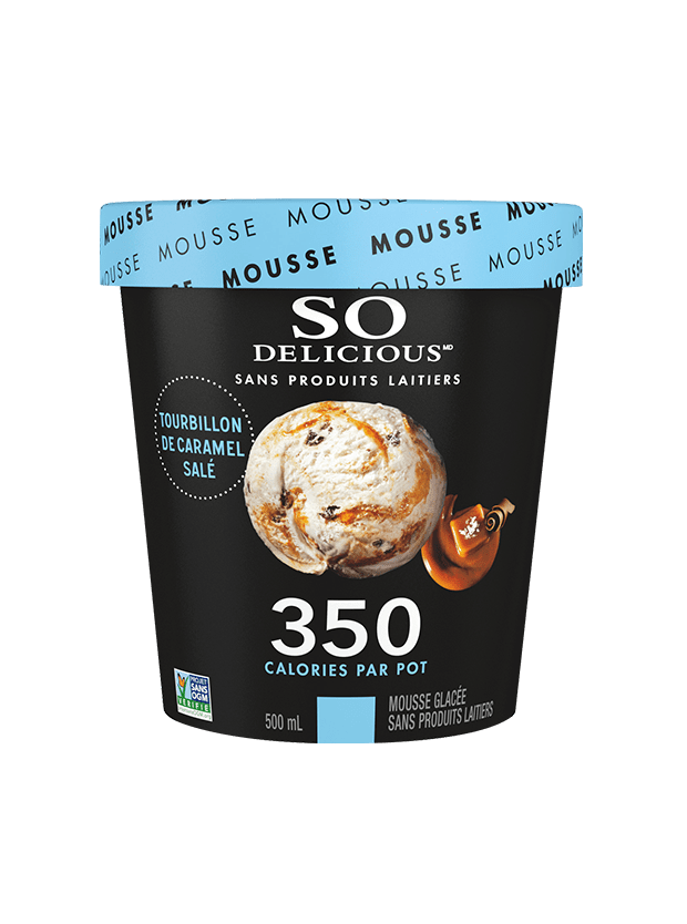 Mousse Faible En Calories Tourbillon De Caramel Salé